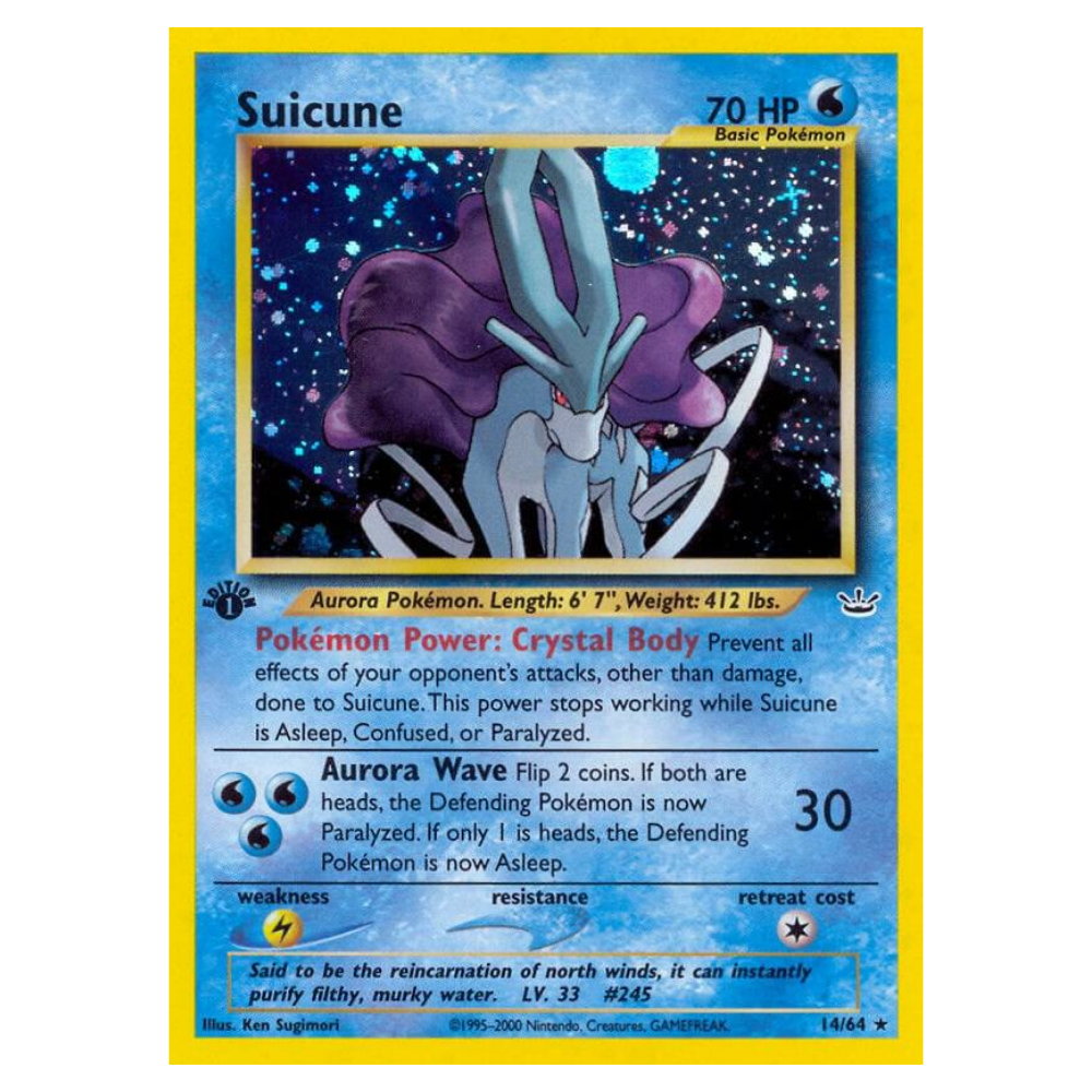 POKEMON TCG Entei #6 & Raikou #13 & Suicune #14 3LÜ SET