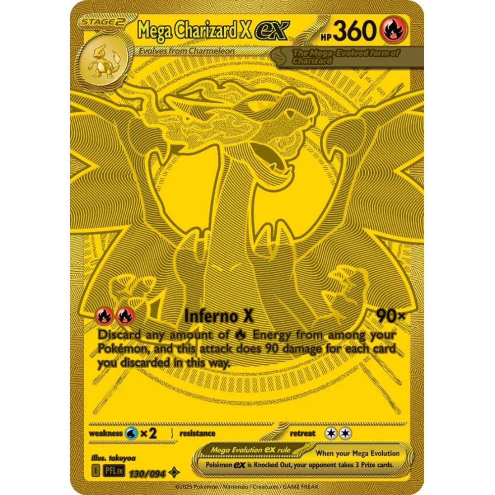 POKEMON TCG Mega Charizard X ex 130/94