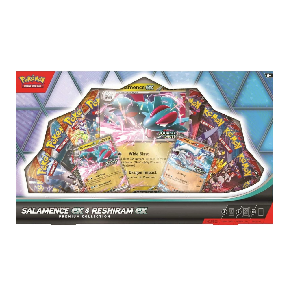 Pokemon TCG Salamence ex & Reshiram ex Premium Collection Box