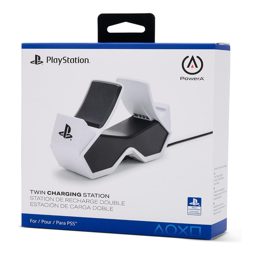 PowerA DualSense İkili Şarj İstasyonu - PS5 Uyumlu, Resmi Lisanslı