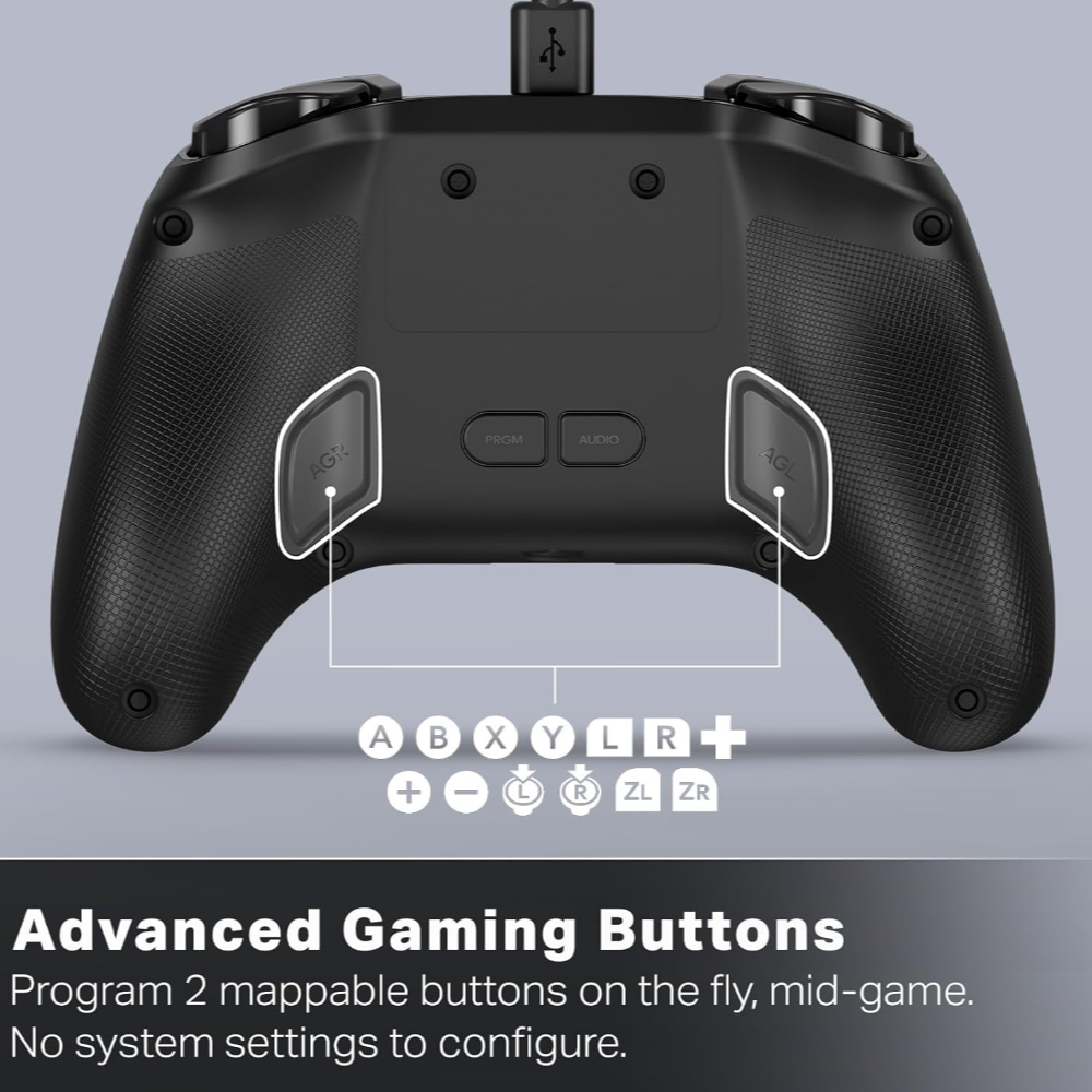 PowerA Nintendo Switch 2 Uyumlu Enhanced Kablolu Kontrolcü - Siyah