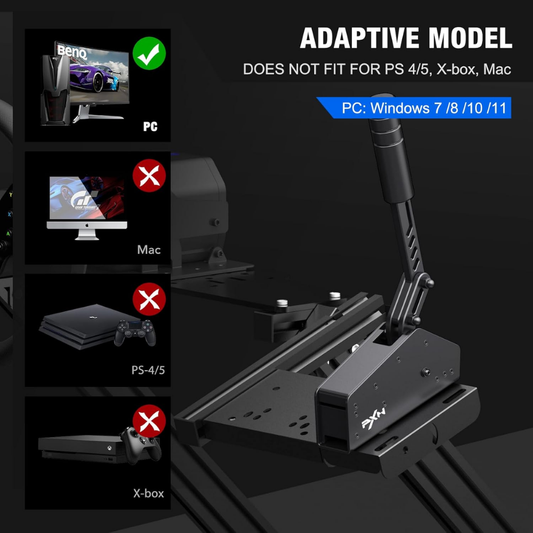 PXN HBS Hall Effect Destekli PC Uyumlu Metal Handbrake El Freni