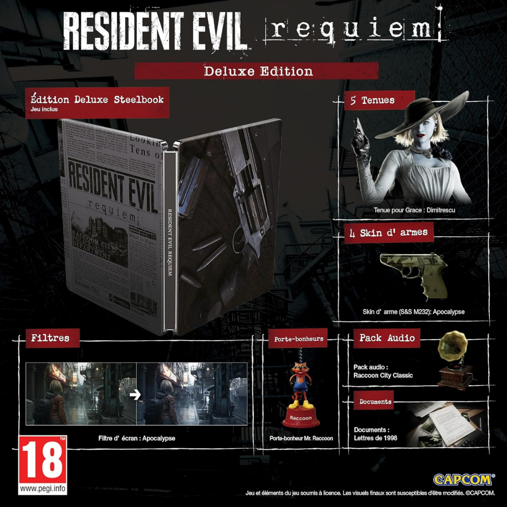 Resident Evil Requiem Deluxe Edition Nintendo Switch 2 Oyun
