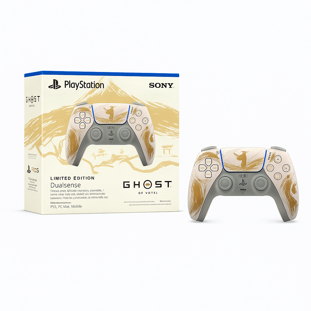 Sony Ps5 Dualsense - Ghost Of Yotei Gold Limited Edition (BİLKOM GARANTİLİ)