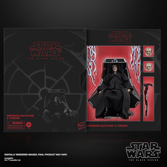 Star Wars Black Series Emperor Palpatine & Throne Aksiyon Figür Seti