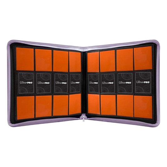 Ultra Pro Fermuarlı Pro Binder Purple 12 Cepli 480 Kart Kapasiteli