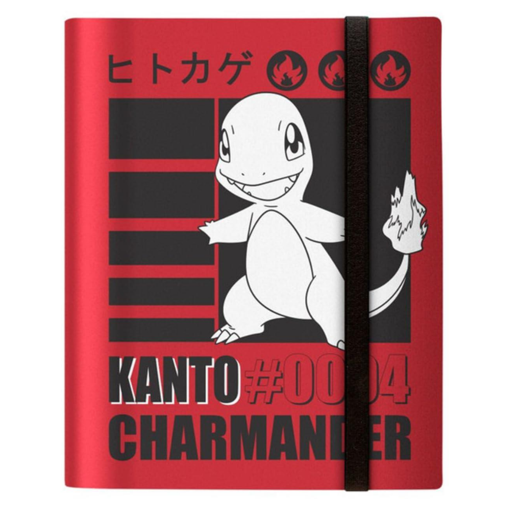 Ultra Pro Pokemon Kanto Charmander Pro Binder 9 Cepli 360 Kart Kapasiteli