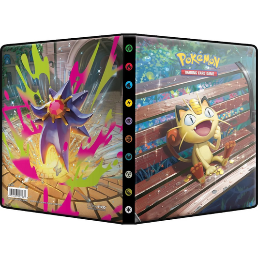 Ultra Pro Pokemon Meowth and Starmie Portfolio Albüm 4 Cepli 80 Kart