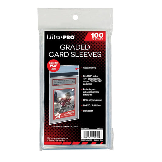 Ultra Pro Soft Sleeve Psa Graded Card Sleeves Ağzı Kapanabilir 100'lü