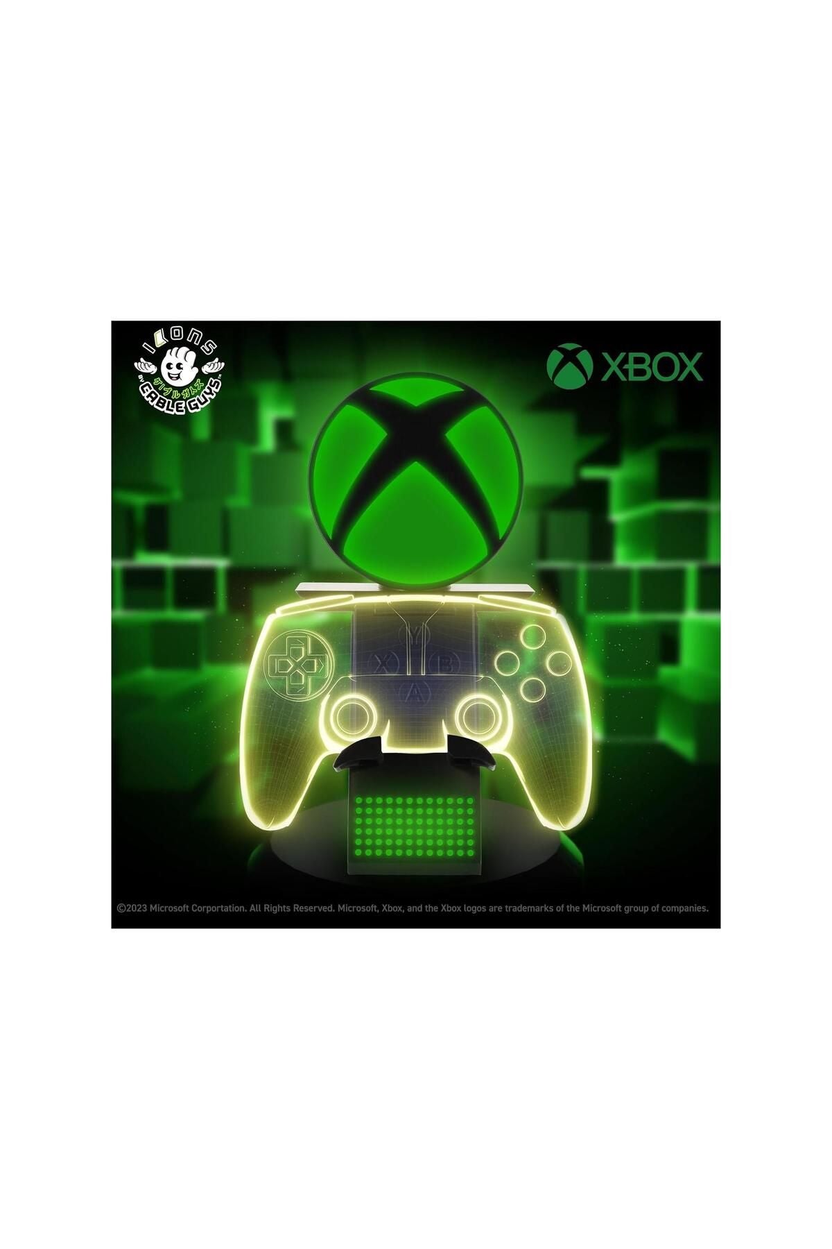 Xbox Icon Işıklı Dualsense Dualshock Oyun Kolu Tutucu Telefon Uyumlu Cable Guys Lisanslı Orijinal