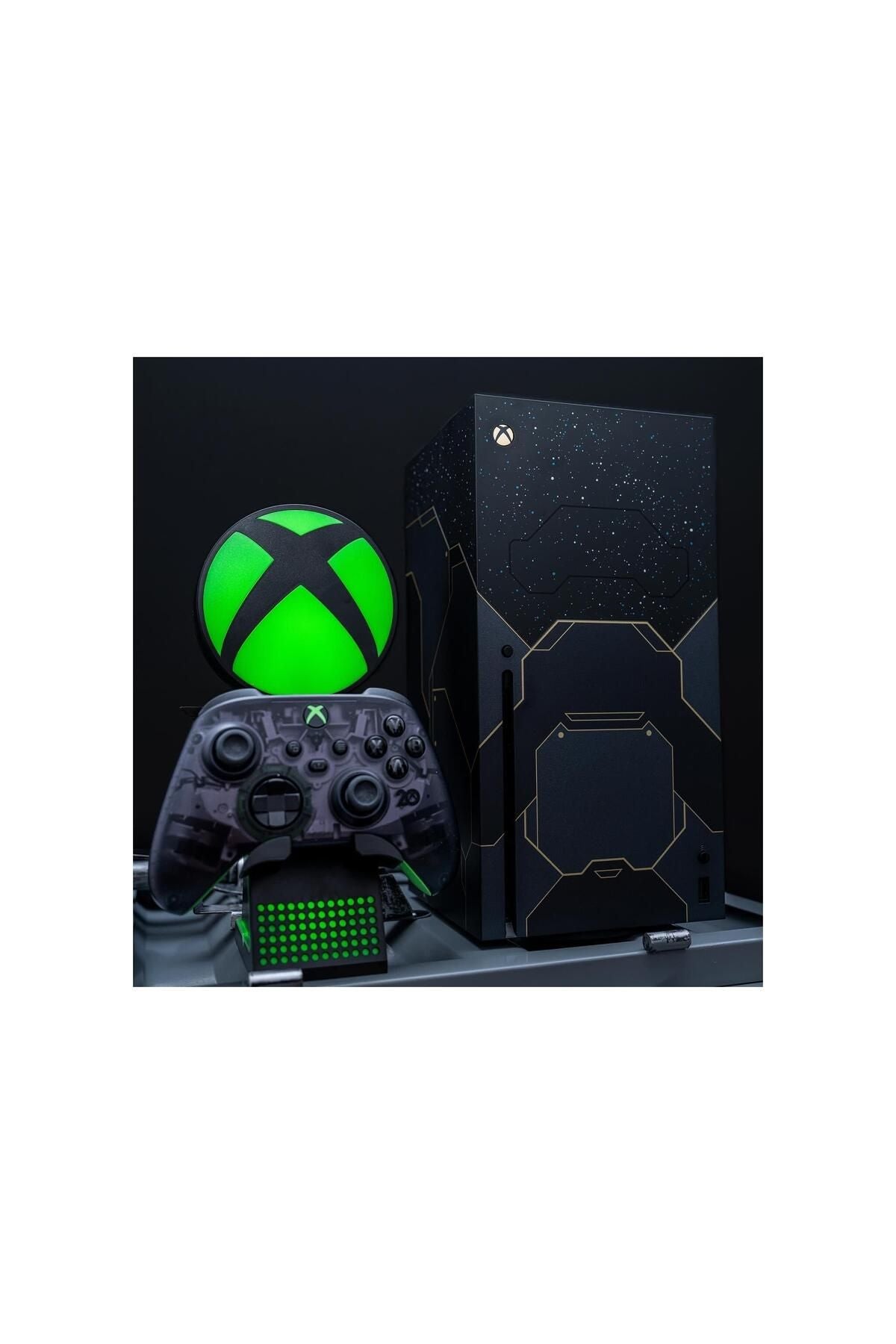 Xbox Icon Işıklı Dualsense Dualshock Oyun Kolu Tutucu Telefon Uyumlu Cable Guys Lisanslı Orijinal