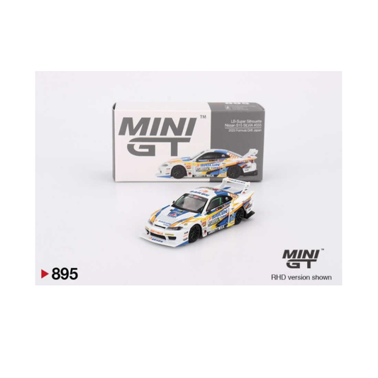 MINI GT: 1/64 Nissan LB-Super Silhouette S15 Silvia #555 2023 Formula Drift No:895