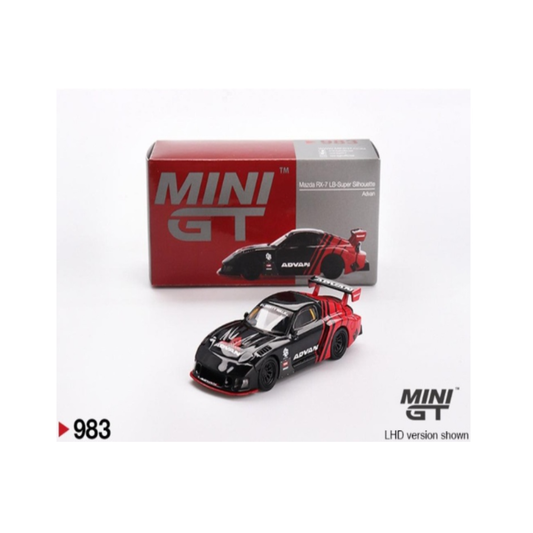 Mini GT 1/64 Mazda RX-7 LB-Super Silhouette Advan No:983