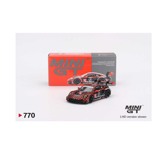 Mini Gt 1/64 Porsche 911 Gt3 R#9 Gtd Pro Pfaff Motorsports Imsa 2023 Sebring No:770