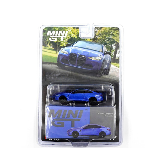 Mini GT 1/64 BMW M4 Competition (G82) Portimao Blue - 845 Blister Paket
