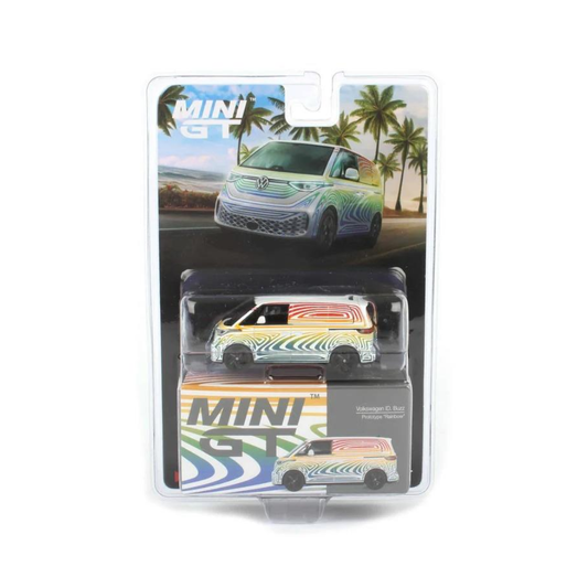 Mini GT 1/64 Volkswagen ID. Buzz Prototype "Rainbow" - 899 Blister Paket
