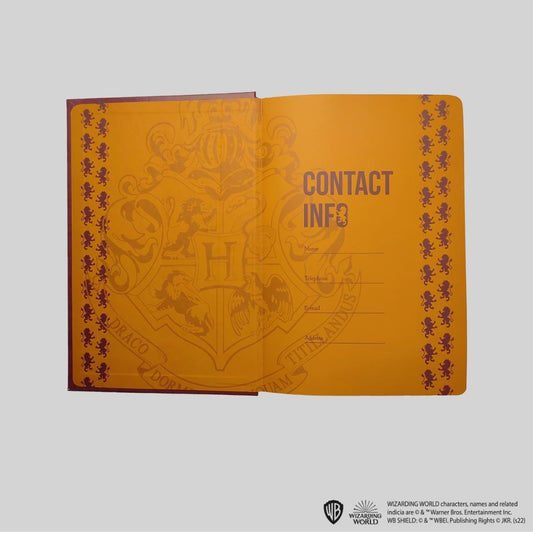 Wizarding World - Harry Potter - Hardcover Notebook - Gryffindor