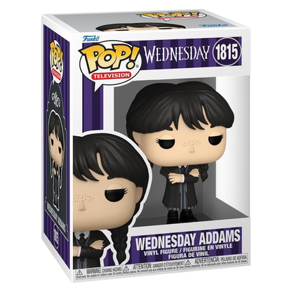 Funko POP TV: The Addams Family Wednesday Addams (Black Coat)
