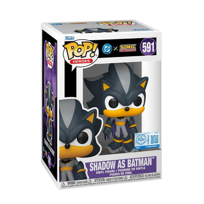 Funko POP  Heroes:  Shadow/Batman - Sonic (Special Edition)