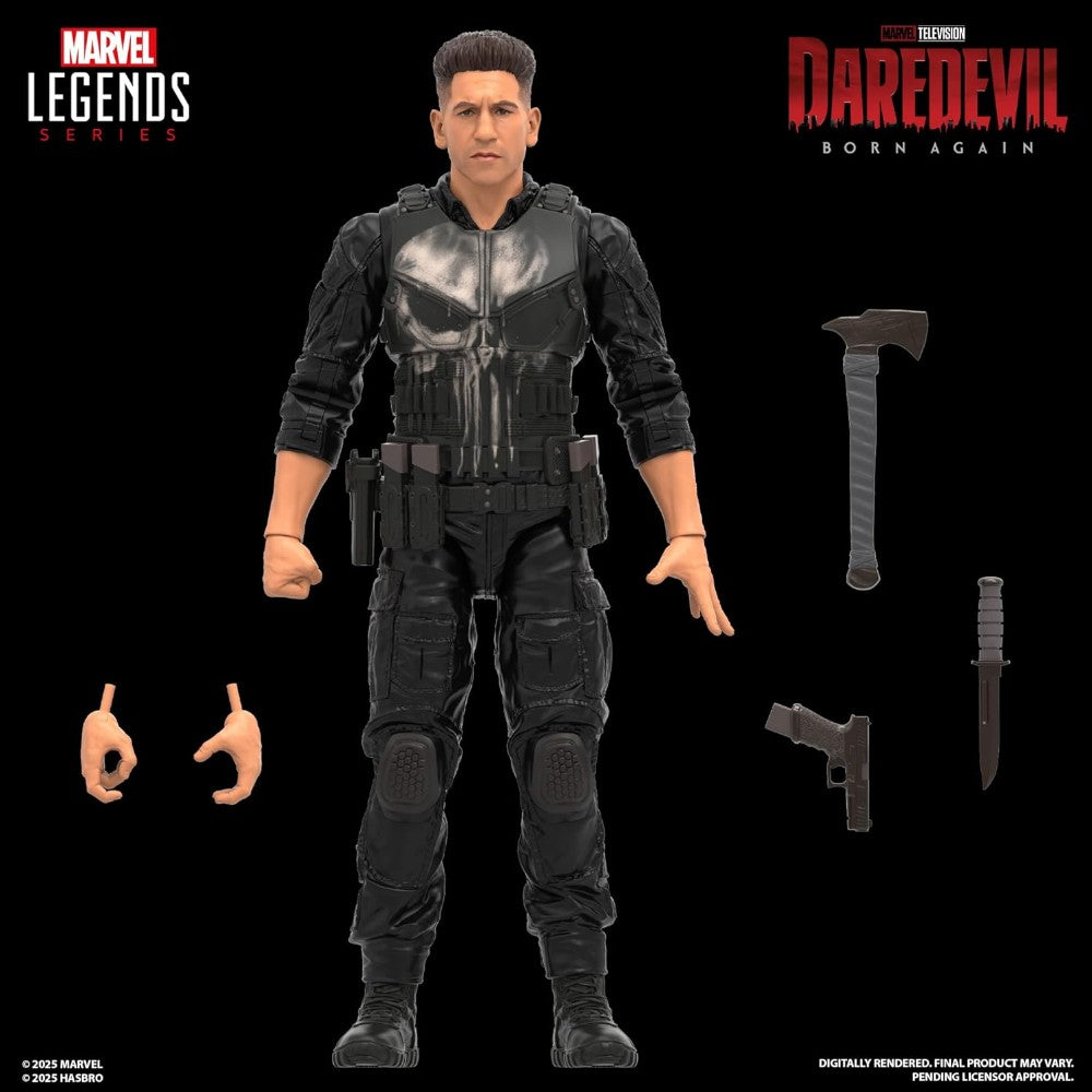 Marvel Legends Punisher – Daredevil Born Again Aksiyon Figürü (15 cm)