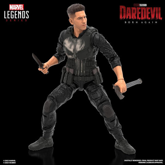 Marvel Legends Punisher – Daredevil Born Again Aksiyon Figürü (15 cm)