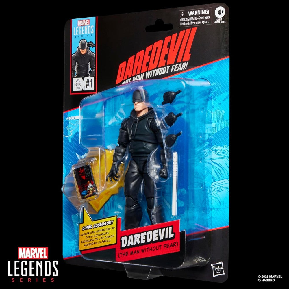 Marvel Legends Daredevil (The Man Without Fear Comics) Aksiyon Figürü, Çizgi Roman Aksesuarlı