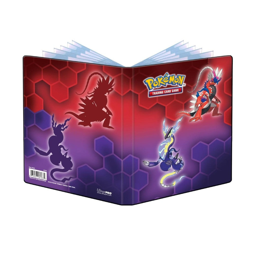 Ultra Pro Pokemon Koraidon & Miraidon Portfolio Albüm 4 Cepli 80 Kart Kapasiteli