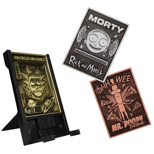 Digiplate Starter Pack Rick and Morty 3 Metal Kart Ve Telefon Standı
