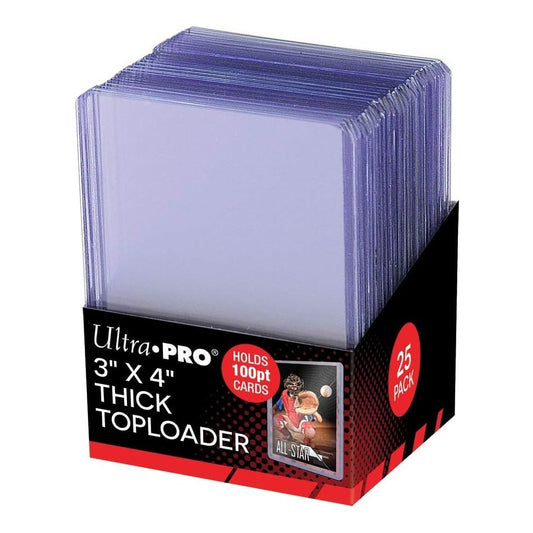 Ultra Pro 7,5cmX 10cmClear Regular Toploader 25'li