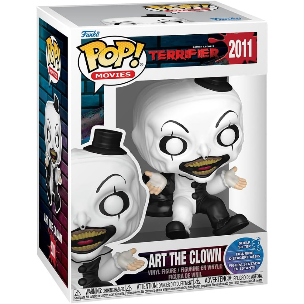 Funko Pop Terrifier Art the Clown Shelf Sitter