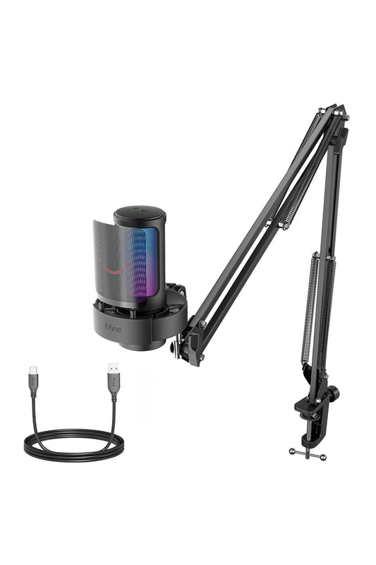 A8T- Fifine Ampligame USB Yayıncı Bilgisayar Mikrofonu