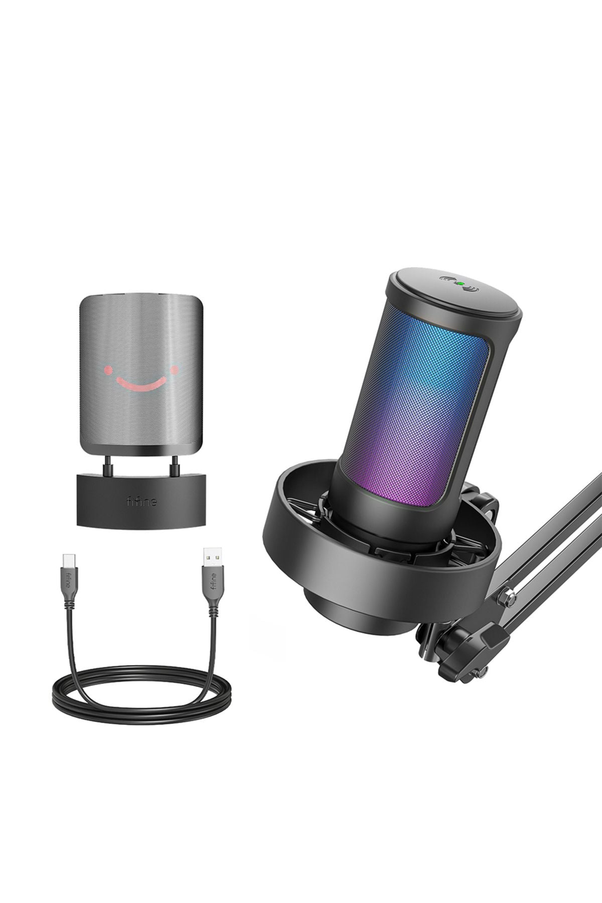 A8T- Fifine Ampligame USB Yayıncı Bilgisayar Mikrofonu