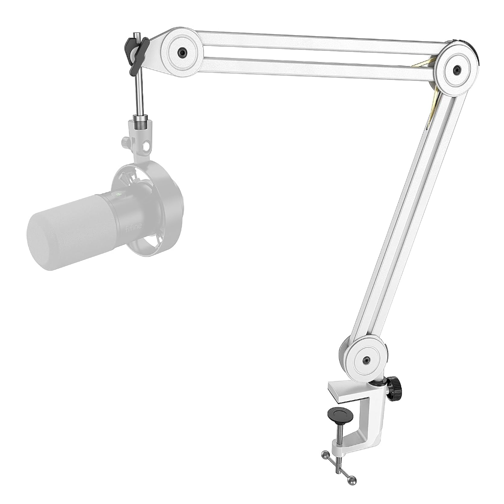 BM63W - FIFINE MASA TIPI DÖKÜM STAND BEYAZ