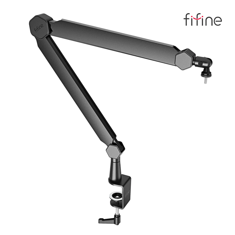 Fifine BM66 Metal Mikrofon Standı – Gizli Kablo Yönetimli, 2 kg Taşıma Kapasiteli