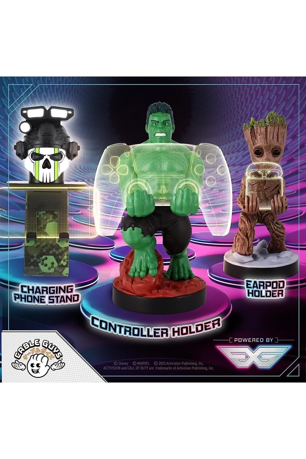 Cable Guys Marvel Hulk Telefon Ve Joystick Tutma Standı