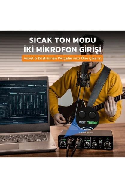 Fifine Ampli 3 - 2 KANALLI SES KARTI