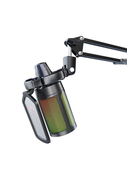 Fifine Ampligame A6T Mikrofon Seti – RGB USB Yayıncı Mikrofonu, Gamer & TikTok İçerik Üreticisi İçin