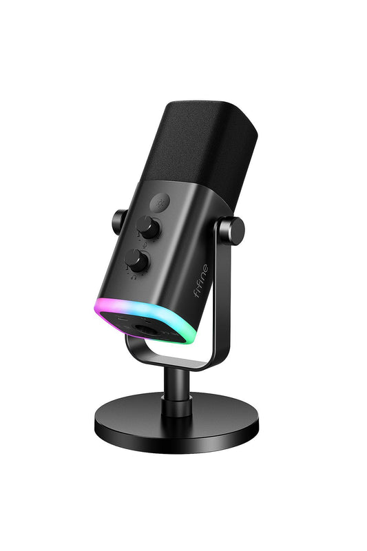 AM8 - FIFINE XLR/USB RGB DINAMIK MIKROFON