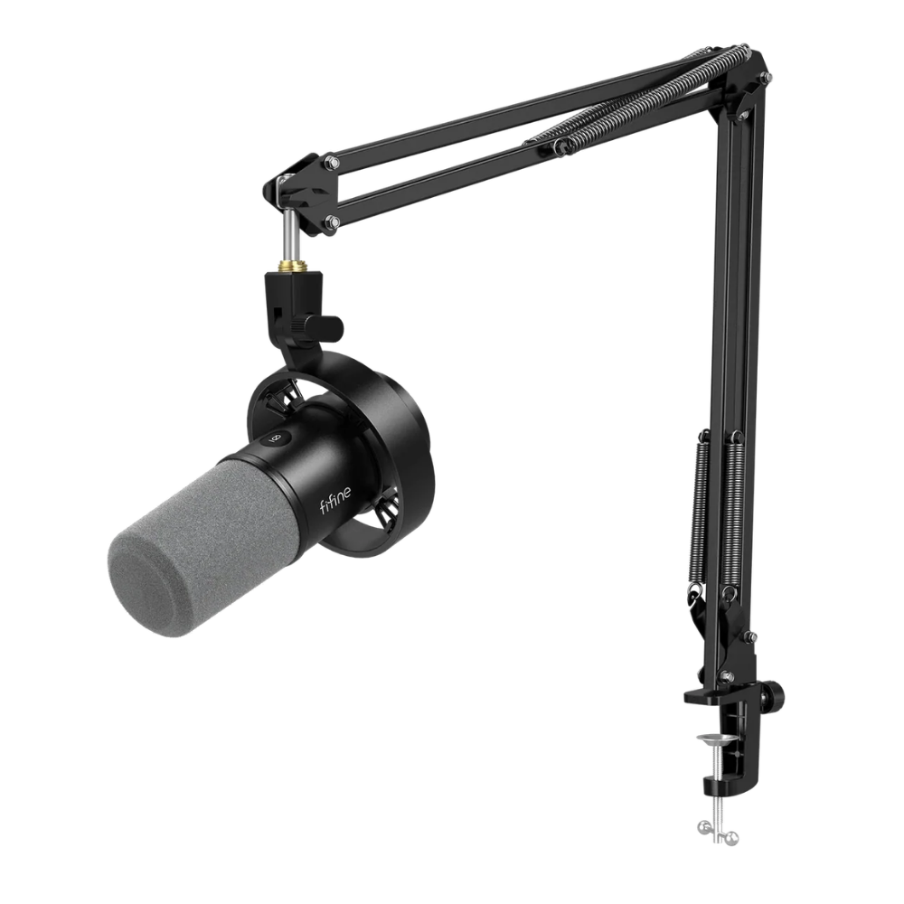 Fifine AmpliTank K688CT USB-XLR Dinamik Yayıncı Mikrofon Seti - Siyah