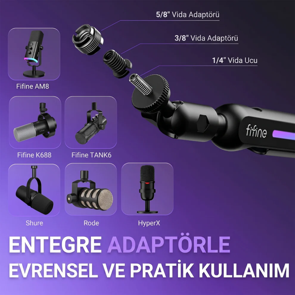 Fifine BM88 Pro Mikrofon Standı Sehpası Ayaklığı