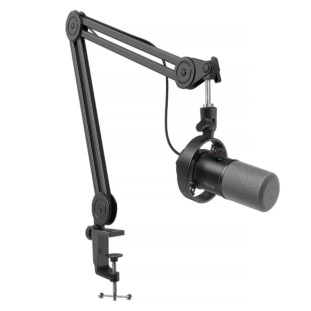 Fifine K688 USB & XLR Dinamik Mikrofon + Fifine BM63 Boom Arm Stand Seti k688T