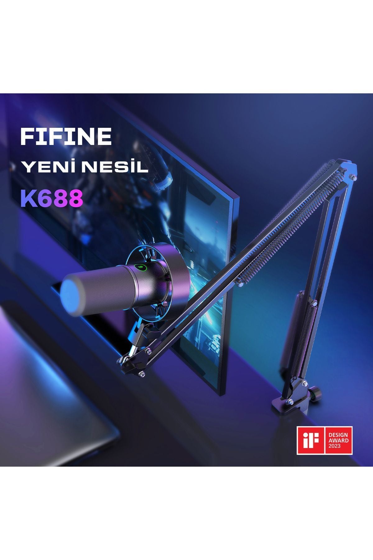 K688 - FIFINE XLR/USB DINAMIK MIKROFON