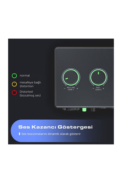 Fifine Ampli1 (SC1) USB Ses Kartı