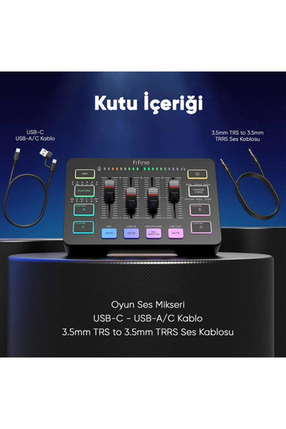 SC3 - CANLI YAYIN SES MİKSERİ