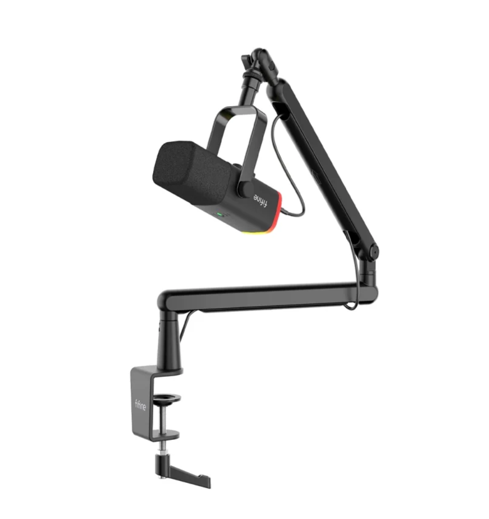 Fifine TAM8 XLR/USB RGB Dinamik Oyuncu Mikrofon Seti