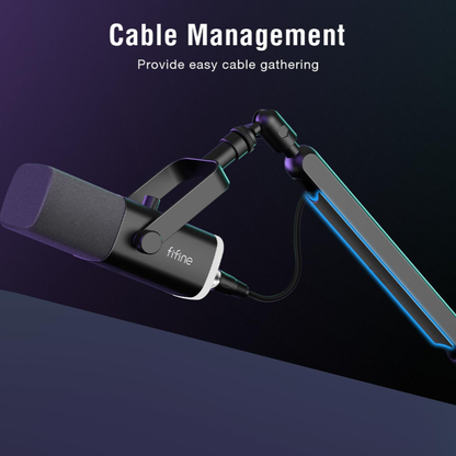 Fifine TAM8 XLR/USB RGB Dinamik Oyuncu Mikrofon Seti