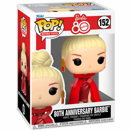 Funko POP Retro Toys :  80th Anniversary Barbie