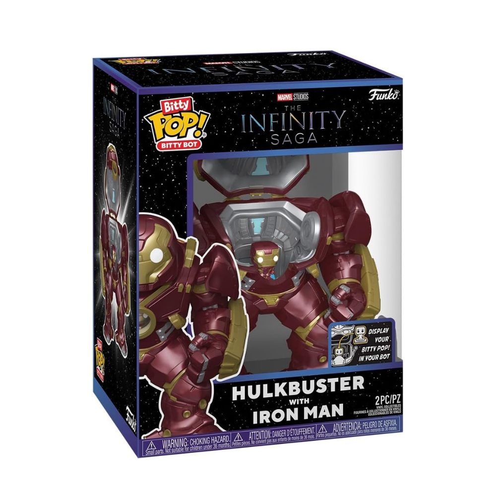 Funko Bitty Pop Bots Marvel Hulkbuster with Iron Man