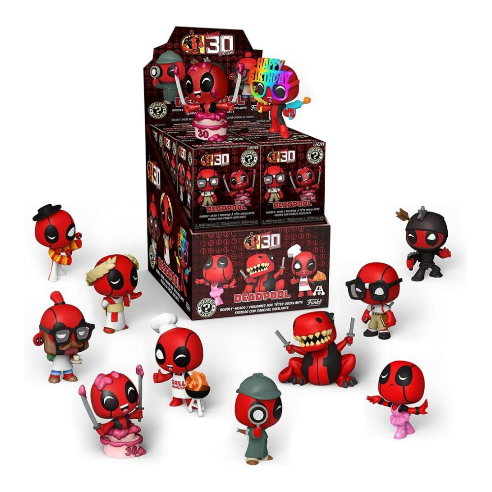 Funko Mystery Minis Deadpool 30th Years Bobble-Head Tek Sürpriz Paket