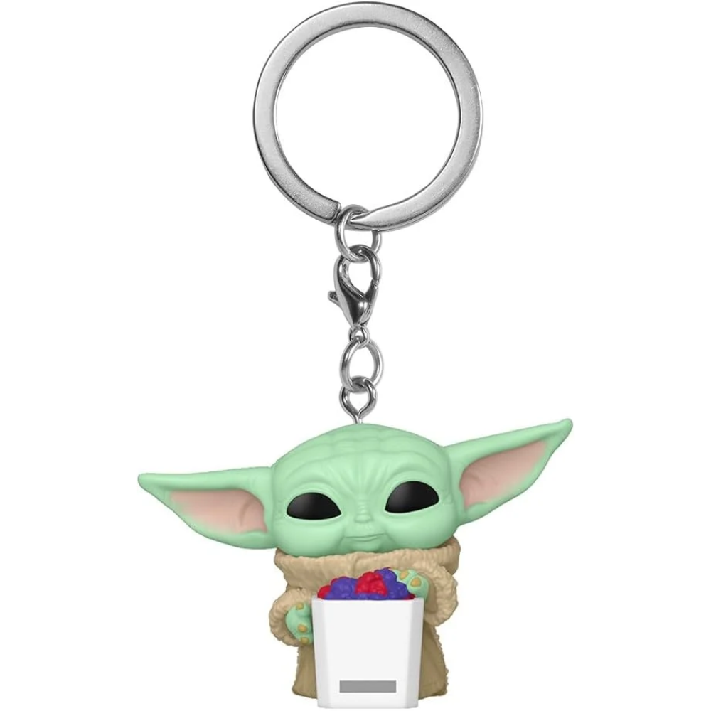 Funko Pocket Pop! Keychain: Mandalorian, Grogu S2 - Grogu w/Popcorn